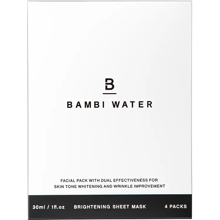 BAMBI WATER BRIGHTENING SHEET MASK（バンビウォーター ブライトニングシートマスク）