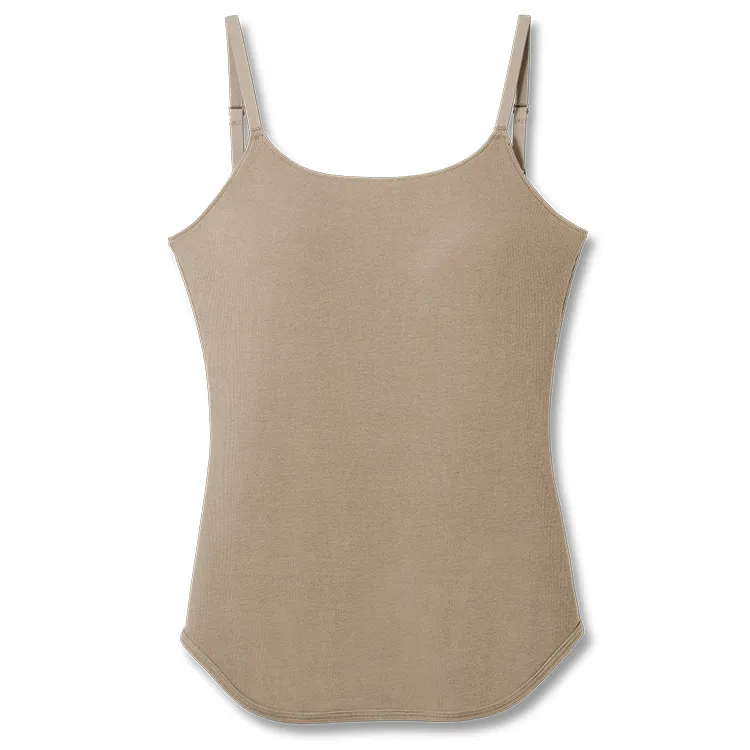 カップ イン リブUバック キャミソール