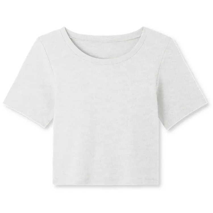 カップ イン クロップド クルーネックT